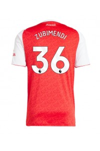 Arsenal Martin Zubimendi #36 Voetbaltruitje Thuis tenue 2025-26 Korte Mouw